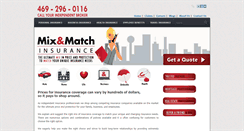 Desktop Screenshot of mixmatchinsurance.com